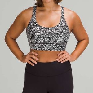 Lululemon Venture Floral Alpine White Black
energy sports bra